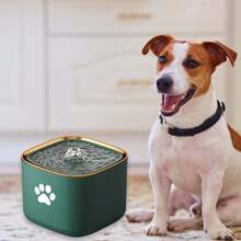 3L/101.45oz Pet Water Fountain, Suitable For Cats And Dogs, Automatic Water Dispenser With Filter, Quiet Water Circulation System, Large Capacity Cat Water Dispenser, Easy To Clean - 3L - View 2