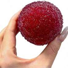 1pc Ice Cream Red Cherry Stress Ball Squeeze Toy, Malleable Non-Bouncing Fidget Toy, ASMR Squeeze Ball, Adult Stress Relief Toy - Multicolor - View 2