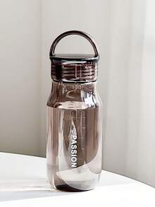 1 Stück japanische minimalistische transparente Polycarbonat-Wasserflasche mit drehbarem Deckel, auslaufsicher, hitzebeständig, tragbarer Becher, geeignet für Schule, Zuhause, Büro und Outdoor-Aktivitäten. Leicht zu tragen, langanhaltend und stilvoll, perfekte Wasserflasche für den täglichen Gebrauch von Erwachsenen und Studenten. - neu - Übersicht 11
