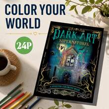 Color Your World Line Art Coloring Book, 24 Pages Of Cartoon Monster Line Art, Fun Creative Sketching Activity, Stress Relief Coloring Practice Book For Adults, Teens And Painting Beginners - Coloring Book - View 9