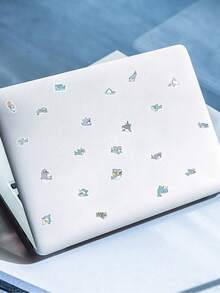 Hoja de pegatinas de papel washi con tiburón de dibujos animados lindo, pegatinas pequeñas de animales marinos kawaii, pegatinas de película mate brillante para diario, álbum de recortes, funda de teléfono, taza de agua, tarjeta Guka, manualidades DIY, decoración de estudiantes, útiles escolares - tiburón - Ver 5
