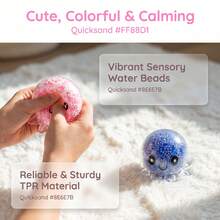 3pcs / 6pcs Mainan Squishy Fokus Gurita | Tentakel Lucu & Gaya Koleksi | Lembut dan Lambat Mengembalikan Bentuk, Temukan Fokus Anda, Kumpulkan Ketiganya | Mainan Gelisah Meja untuk Pelajar, Pekerja Kantoran & Pencari Konsentrasi - MultiWarna - View 4