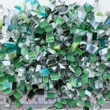 120g Mixed Color Asymmetric Trapezoid Glass Mosaic Tiles, Handmade DIY Mosaic Craft Supplies For Picture, Vase And Home Decor - A - View 8