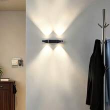 Dual Pupil Four Cat Eye Motion Sensor Magnetic Wall Light, 3 Lighting Modes, Magnetic Wireless Installation, Easy And Quick To Use, 500mAh Rechargeable Battery, Suitable For Living Room Main Lighting, Wardrobe, Cabinet, Perfect Graduation And Home Lighting Gift - Multicolor - View 11