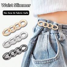2/3 cái khóa thắt lưng đa năng cho quần jeans, kẹp siết eo quần nữ, ghim cài chống hở cho áo cardigan len, kẹp siết tái sử dụng - Nhiều màu - Xem 10