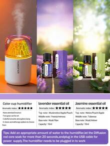 Volcanic Rock Effect Humidifier & Essential Oil Diffuser, With Color-Changing Ambient Light, Quiet Air Humidifier For Home, Bedroom, Bathroom, Hotel, Office, Home Decor Gift, High-End Aesthetic Home Decoration - Cylindrical - View 17