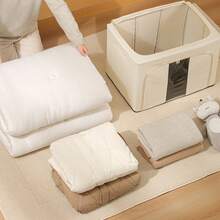 4x Clothes Storage Bags – 66L Large Collapsible Storage Box With Zips For Bedding & Clothes - View 9