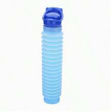 Botella de orina portátil plegable y telescópica de 750ML, a prueba de derrames y olores, contenedor de orina reutilizable de PP reforzado, inodoro de emergencia compacto y móvil perfecto para niños, adultos, ancianos, viajes por carretera, camping y uso en interiores, esencial para viajes en coche, - Multicolor - Ver 4