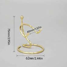1 Buah Tempat Penyimpanan Bijih Kristal Logam Minimalis, Alas Stabil, Cocok untuk Dekorasi Rumah dan Kantor, Berbagai Stand Pajangan Batu Mentah, Tampilan Spesimen Mineral yang Lebih Baik, Tempat Penyimpanan Meja - 1PC - View 3