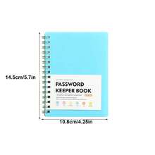 1pc A6 Size Minimalist Password Book, Premium Password Manager, Quick Access To Website Passwords, Username And Password Storage Function, Perfect For Home Office, Internet Computer Login, School Office Supplies, Ideal Gift For Women, Teachers And Mother's Day - Rectangle - View 2