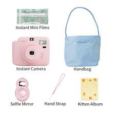 Popoto Instant Camera Features A Built-In Flash And Five Adjustable Shooting Modes. With Its Retro Film Aesthetic And Landscape Orientation, It's Good For Group Photos.(Batteries Not Included.) - View 14