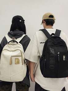 Men's Casual Backpack, Waterproof Lightweight Oxford Cloth Daily Use Bag, Suitable For School - Multicolor - View 6