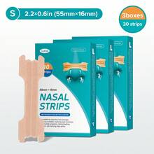 Cofoe Nasal Strips For Kids & Children, Extra Strength Nasal Congestion |(55mm X 16mm)| Opens Nose And Increases Nasal Airflow, Helps Relieve Congestion For Better Breathing, Individually Packed Nose Strips For Sleep Aid, Night Use - Beige - View 16