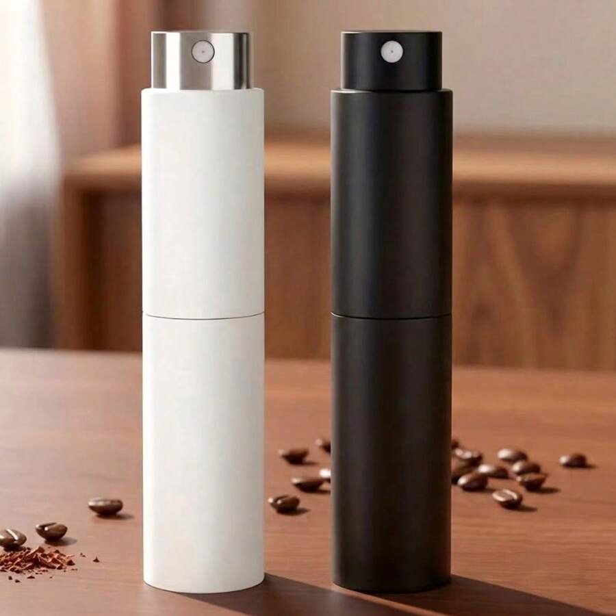 2pcs/Set 10ML Coffee Bean Spray Bottle, Concentrated Coffee Spray Bottle, Portable Small Refillable Sprayer, Used To Reduce Coffee Powder Static, Ideal Gift For Coffee Lovers - Multicolor - View 1
