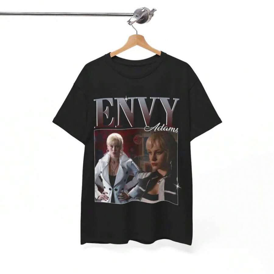 Camiseta vintage de Brie Larson como Envy Adams, sudadera gráfica vintage de Brie Larson Envy Adams - Negro - Ver 1