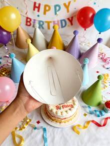 10pcs/5pcs Soft Color Party Hats, Birthday Party Cone Hats, Cute Cake Cone Birthday Paper Hats, Cute Crown, Adult Birthday Party Hat Set, Bride Bachelorette Party Decoration Hats, Gold Decor Multi-Color Hats, Birthday Party Hats - Multicolor - View 6
