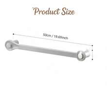 Estante para pantuflas de baño montado en la pared, estante para zapatos de baño montado en la pared, estante para zapatos sin taladro, estante de almacenamiento - Gris - Ver 2
