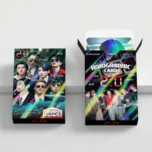 124pcs High-Definition Double-Sided B/T/S Photocards, Clear Printing With Rich Colors, Various Fashionable Photos, Loved By Young Fans, Suitable For Collection, Decoration, Birthday And Holiday Gifts - Multicolor - View 2