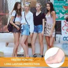 QKC 10pcs Transparent Invisible Thin Foot Pads, Prevent Friction For High Heels - Multicolor - View 8