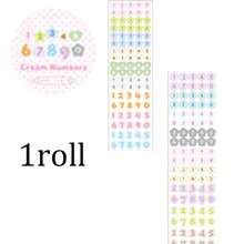 1 Roll, Tape, All-Match Versatile Letter & Number Tape, No-Cut Easy-Tear No-Residue, Scrapbook, Card, Photo Album DIY Collage Background, Student Planner Decoration, Photo Frame Background Decoration Sticker, Minimalist, Non-Repeating Pattern, Highly Attractive Scrapbook Material Pack, Scrapbook Background Decoration Tape - Adhesive Tape - View 7