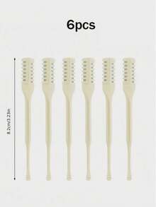 2/6pcs Upgraded 2-In-1 Manual Nose Hair Trimmer, 360° Rotatable Nose Hair Trimmer, Washable Nose Hair Grooming Tool, Unisex, Gentle And Painless, Portable Manual, Hair Removal Tool With Precise Trimming Function, Personal Care Cleaning Tool - A - View 12