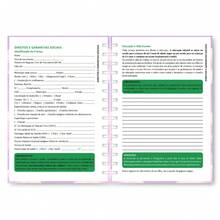 Caderneta de Vacinação Caderno de Saúde Temas Variados Menina Menino Kids Crianças Capa Dura Wire-o - H - Visão 6