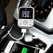Aquarius Bluetooth MP3 Player FM Transmitter Hands-Free Car Kit Charger - View 6