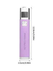 1件迷你可充電UV LED美甲燈，適用於凝膠美甲，快速乾燥美甲固化機 UV LED凝膠指甲油烘乾機 美甲工具 可充電美甲沙龍設備 - 紫丁香色 - 查看 10