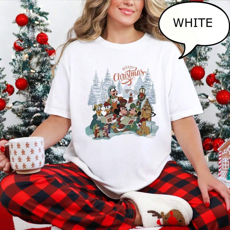 Camiseta Feliz Navidad, Camiseta Árbol de Navidad y Camiseta Fiesta de Navidad F11RIENDS, Camiseta Feliz Año Nuevo - Blanco - Ver 1