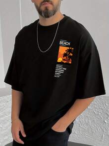 Men Outdoor Tees & Tanks - 黑色 - 查看 1