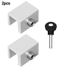 One Adjustable Window Lock Mechanism, Safety Lock, Pet Safety Door Lock, Sliding Window Lock Hardware. - A - View 15