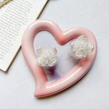 1 pièce Support de téléphone à coussin d'air en forme de fleur de perle, support de téléphone rétractable et souple, autocollant adhésif universel pour le dos du téléphone, support souple - Multicolore - Voir 4