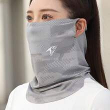 Unisex Outdoor Cycling Sun Protection High Elastic Headwear, All-Season Breathable Mesh Ski Mask, Lightweight Portable Neck Warmer Scarf, Motorcycle & Bicycle Riding Inner Liner, Running Quick-Dry Breathable Neck Gaiter - Multicolor - View 4