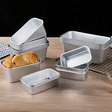 4/5/6/7 Inch Rectangular Baking Mold, Aluminum Non-Stick Multi-Function Baking Pan, Suitable For High-Temperature Oven Baking Bread And Rectangular Cakes, Kitchen Baking Tool For Eid Al-Adha, Eid Al-Fitr, Christmas, Valentine's Day - Rectangular Baking Pan - View 9