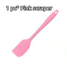 6pcs Silicone Scraper Set, Includes 6 Kitchen Utensils With Silicone Brush Heads, Heat-Resistant, Dishwasher , Made Of Rubber Material, Suitable For Scraping Food Residue, Baking, Cooking And Stirring In Various Scenarios 1/6pcs - Multicolor - View 10
