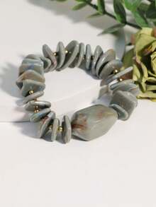 1pc Minimalist Fashion Geometric Beaded Bracelet - 1 Simple Geometric Bracelet - View 21