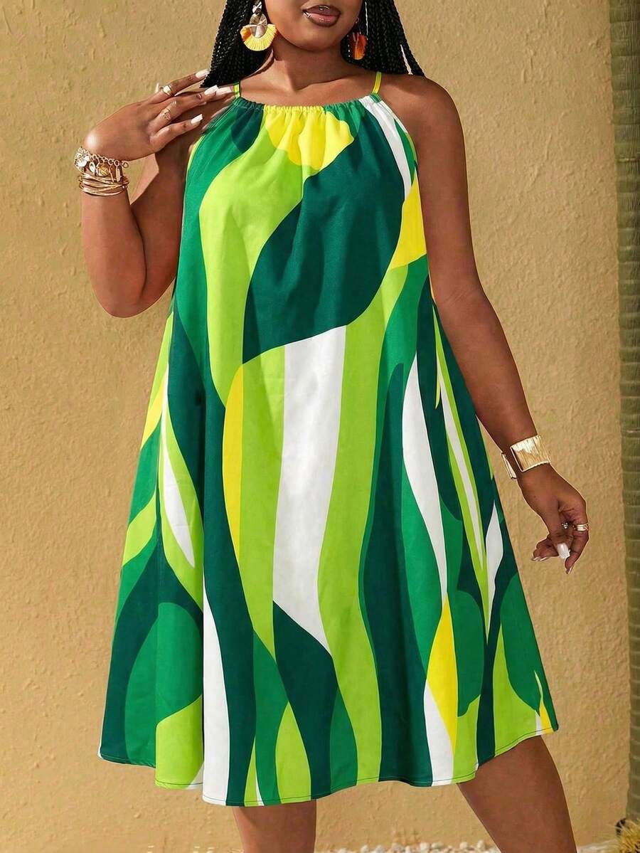 Women Midi Dresses - Multicolor - View 1