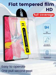 Untuk iPad 2/3/4 2011/2012/Mini4/Pro 2017/Gen ke-8/Pro/Mini6/9 2021, Pelindung Layar Kaca Tempered Definisi Tinggi dengan Kotak Pemasangan Bebas Debu, Anti Gores, Anti Sidik Jari, Tahan Aus, Tahan Jatuh, Pengoperasian Mudah, Solusi Sederhana - Clear - View 17