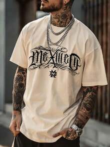 Summer Men's Crew Neck T-Shirts Gym Leisure Holiday High Quality Men's Shirts Fashion Prints Y2K Men's Clothing Festival Sweatshirt Men's Sets Gifts For Ho - 酒紅色 - 查看 1
