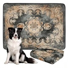 1pc Washable Dog Pee Pad, Reusable Puppy Pee Pad, Fashionable Non-Slip Leak-Proof, Suitable For Dog Crate And Floor Reusable Pet Pee Pad - one-size - View 15