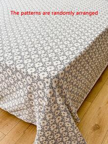 1 pieza Sábana de estilo bohemio 100% poliéster, textura de crepé de burbujas, patrón en relieve arrugado, unicolor ligero, decoración de dormitorio cómoda y transpirable - Multicolor - Ver 7