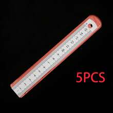15-30cm Stainless Steel Metal Ruler, Precision Double-Sided Measuring Tool With Scale Markings, Durable Metal Steel Ruler, Suitable For Woodworking And Students, Accurate Measuring Instrument, Back To School - True Color - View 7
