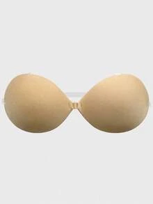 Invisible Adhesive Bra, Push Up Sticky Bra With Detachable Clear Straps, Strapless Backless Bra, Strong Lift Support, Soft Reusable Seamless Bra, Wedding - Multicolor - View 12