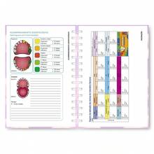 Caderneta de Vacinação Caderno de Saúde Temas Variados Menina Menino Kids Crianças Capa Dura Wire-o - H - Visão 9