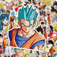 Pegatinas impermeables: Kakarot, Bulma, Maestro Roshi para coleccionistas de anime adolescentes, collage de diario, DIY de escritorio, equipaje, teléfonos, patinetas, tazas, auriculares, piezas de bicicleta, regalos de cumpleaños, rellenos de fiesta de anime y suministros decorativos. - Multicolor - Ver 11