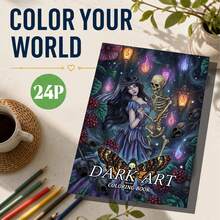 Color Your World Line Art Coloring Book, 24 Pages Of Cartoon Monster Line Art, Fun Creative Sketching Activity, Stress Relief Coloring Practice Book For Adults, Teens And Painting Beginners - Coloring Book - View 13