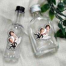 10/25/30/40/50pcs Customizable Groom & Bride Wedding Fun Stickers, Self-Adhesive Stickers, Suitable For Wedding Gifts, Wedding Decor, Holiday Decor, Wedding Party Favors Decor Stickers, Romantic Elegant Decor Stickers - Multicolor - View 2