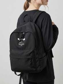Minimalist Backpack Set - Multi-Functional, Unisex, College Style Backpack; Large Capacity Durable Wear-Resistant Nylon Travel Bag - Multicolor - View 9