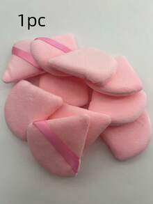 1/5/10/20pcs Solid Color Reusable Triangle Makeup Sponges, Multi-Functional Makeup Tool, Suitable For Foundation, Concealer, BB Cream, Sunscreen, Cushion Foundation And Blush, Perfect Replacement For Makeup Brushes, Travel And Home Essential - Thickened Version - View 11