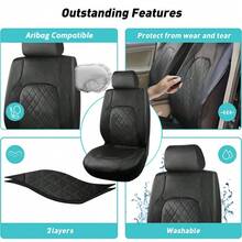 REMAX 4Pcs Car Seat Covers Set Airbag Compatible PVC Set Seat Cushion Protector From Dirt Nice Decoration New Design - 9543-2F - View 8
